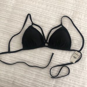 Express black bikini top